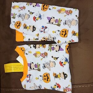 Peanuts Halloween pajama set